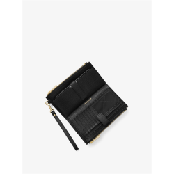 jet set double zip wristlet